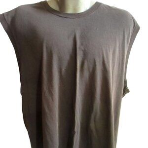 JC PENNEY Vintage Men's T-shirt 4XL JC PENNEY 1990's Sleeveless Stafford Black C